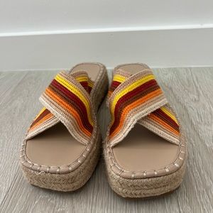 Women’s Platform Espadrille Sandals - size 8